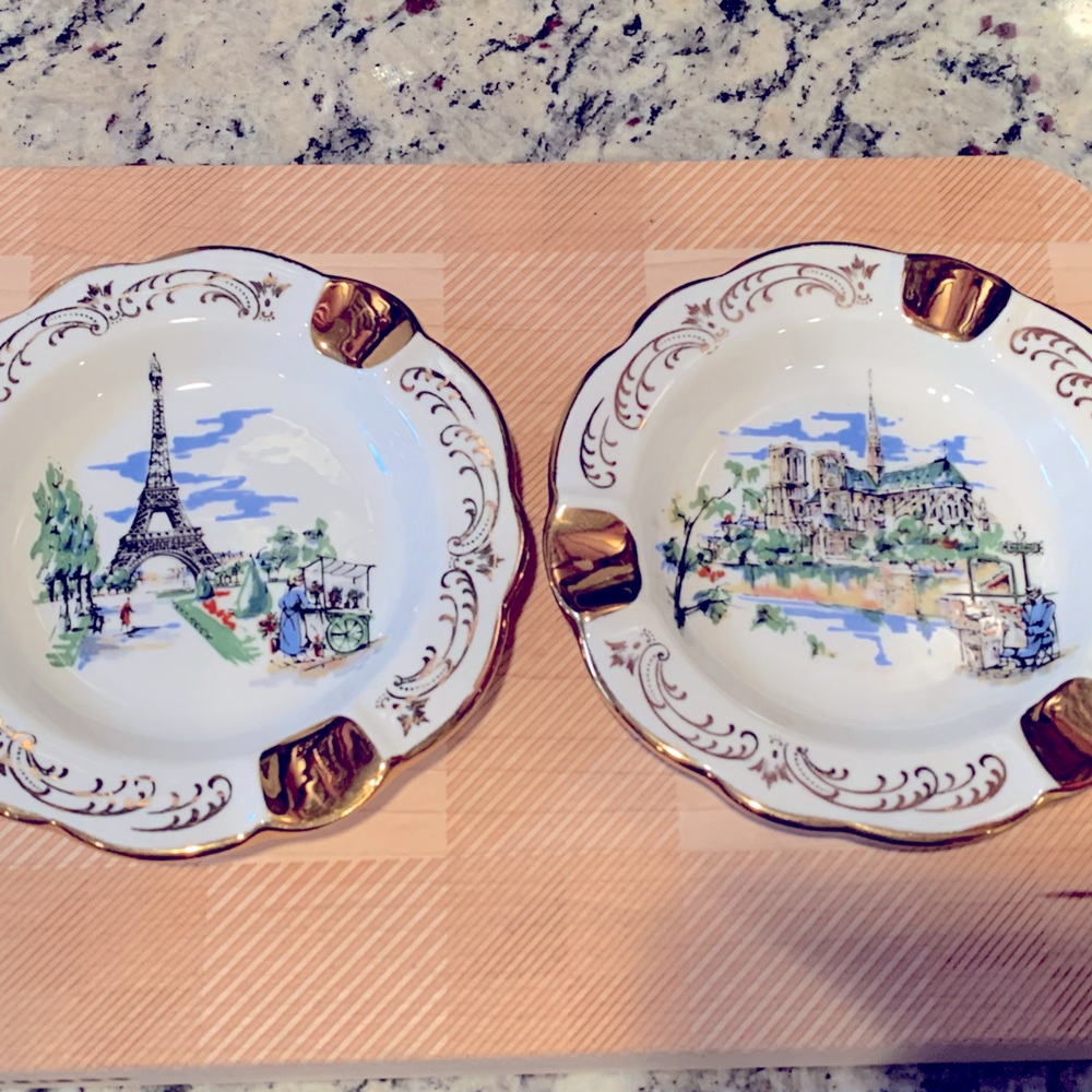 Parisian scene little trays
